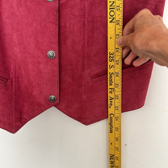 Vintage Tillman suede vest with fringe - Picture 4 of 8